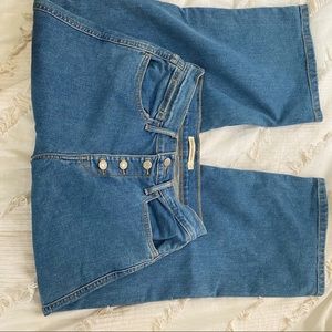 Levi’s Mile high wide leg cropped jeans